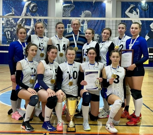 Волейболистки Пермского Политеха заняли первое место на чемпионате Лиги России